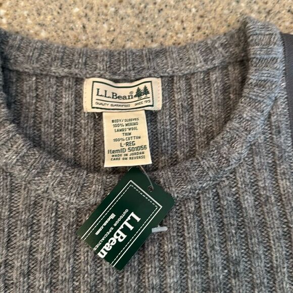 L.L. BEAN Women's Commando Merino Lambs Wool Sweater *NEW* - Picture 2 of 10